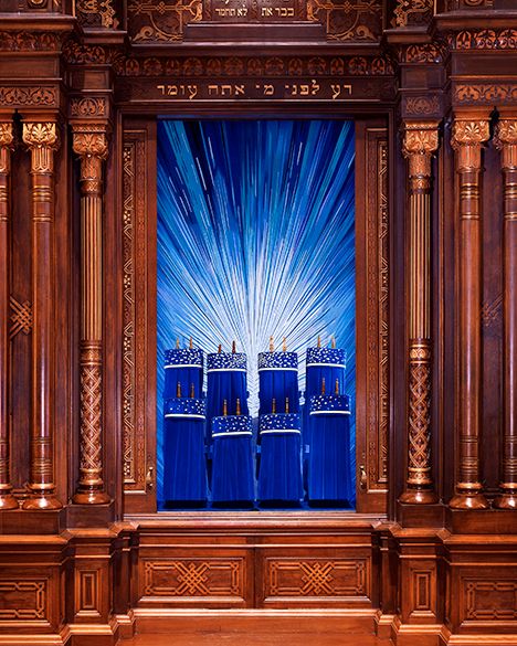 central synagogue 2 Torah cover set